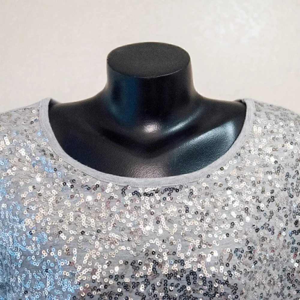 METAPHOR Sequin Top - Size LP